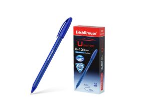 Шариковая ручка с колпачком ERICH KRAUSE U-108 синяя