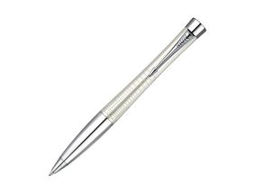 Ballpoint pen PARKER Urban Premium Pearl Metal Chiseled