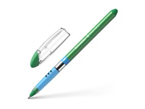 Ballpoint pen, 0,5 mm, cap, SCHNEIDER "Slider M", green