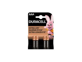 Batteries AAA DURACELL 1.5V, 4pc