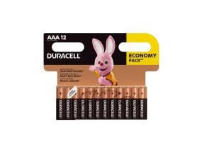 Patareid AAA DURACELL Basic 1,5V 12tk