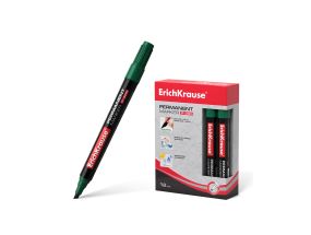 Permanent marker ErichKrause® P-300, color: green(box 12 pcs.)
