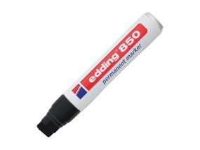 Permanent marker with extra wide cut tip EDDING 850 5-16mm black