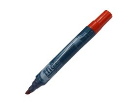 Перманентный маркер FO красный с обрезанным кончиком