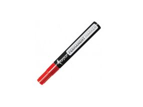 Permanent marker FORPUS 1-5mm with a conical tip, red