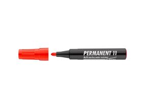 Перманентный маркер ICO 1-3мм, конический, красный