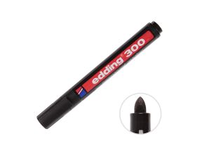 Permanent marker with conical tip EDDING 300 black