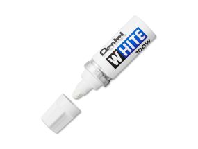 Permanent UV stable marker PENTEL X100W 6.5mm white