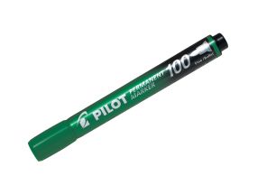 Permanentne marker PILOT 100 koonusotsaga 1mm roheline