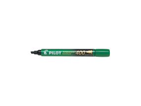 Permanentne marker PILOT 400 lõigatud otsaga 4mm roheline