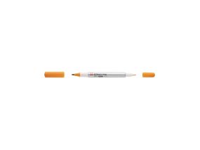 Permanent marker SAKURA Identi-Pen with two ends 0.4 & 1.0mm orange