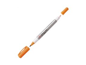 Permanentne marker SAKURA Identi-Pen kahe otsaga 0.4 & 1.0mm oranž