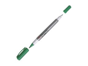 Перманентный маркер SAKURA Identi-Pen с двумя концами 04/10мм зеленый