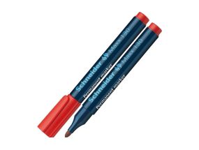 Перманентный маркер SCHNEIDER 130 с коническим наконечником 1-3 мм красный