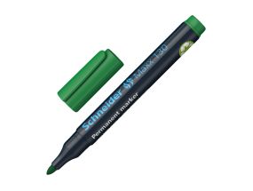 Перманентный маркер SCHNEIDER 130 с коническим наконечником 1-3 мм зеленый