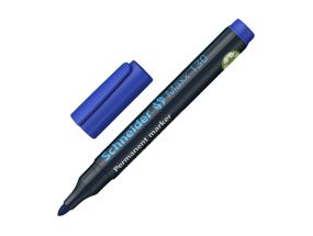 Permanent marker, 1-3 mm, bullet tip, SCHNEIDER "Maxx 130", blue
