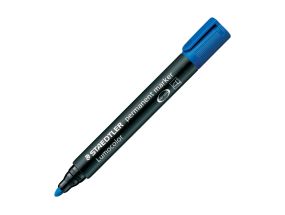 Перманентный маркер STAEDTLER Lumocolor 352 с коническим наконечником 20 мм синий