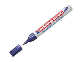 Permanent UV marker with conical tip EDDING 8280 1.5-3mm white