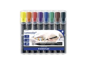 Набор маркеров 8 перманентных цветов STAEDTLER Lumocolor 352
