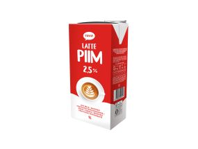 Piim TERE Latte 2,5% kõrgkuumutatud UHT 1L