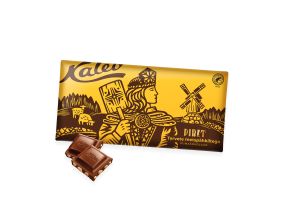Шоколад KALEV Пирет молочный с цельным лесным орехом 300г
