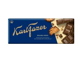 Piimašokolaad KARL FAZER tervete küpsistükkidega 180g
