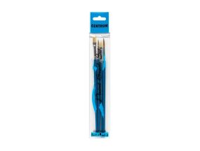 Paint brushes set of 2x Nr.2;4 round and flat (goat hair)