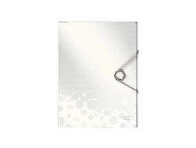 Plastmapp A4 kummiga LEITZ Bebop valge