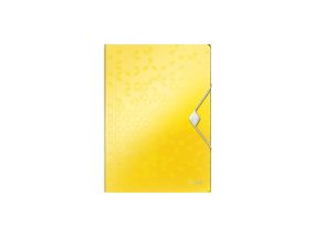 3 Flap Folder Leitz WOW PP A4 Yellow