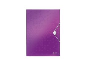 3 Flap Folder Leitz WOW PP A4 Purple