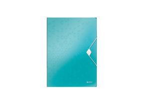 3 Flap Folder Leitz WOW PP A4 Ice Blue