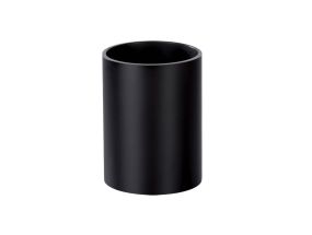 Pencil cup round black FORPUS