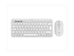 Klaviatuur + hiir Logitech Pebble 2 Combo valge juhtmevaba