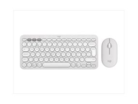 Klaviatuur + hiir Logitech Pebble 2 Combo valge juhtmevaba