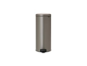 Trash can 30L with pedal BRABANTIA NewIcon platinum