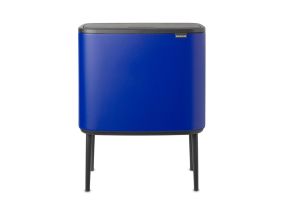 Waste bin BRABANTIA Touch Bin, waste bin on legs, 11+23L, blue