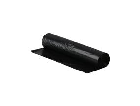Prügikott 200L (750x1350mm) LDPE 40mic must 10tk rullis
