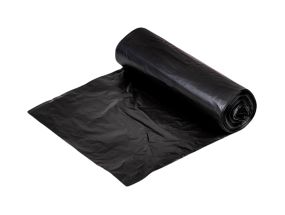 Garbage bag 40L (600x850mm) LDPE 40mic black 15pcs in a roll