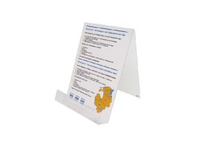 Advertising stand for table with pocket A4 (BOT)