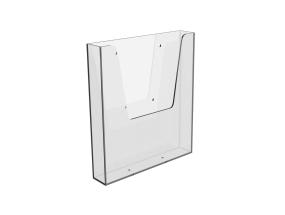 Reklaamalus seinale A5 1-taskuga kruviaukudega akrüülist