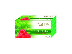 Roheline tee TEAVALLEY Raspberry vaarika 20tk pakis