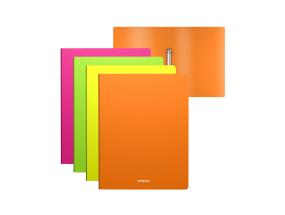 Rõngaskaaned ERICH KRAUSE A4 24mm 2r plast neoon värvid