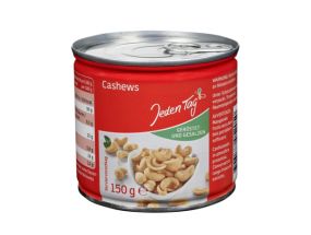 Röstitud ja soolatud india pähklid JEDEN TAG, 150g