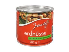 Roasted and salted peanuts JEDEN TAG 200g