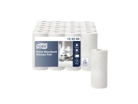 Rullkätepaber 2-kihiline TORK Premium Kitchen Roll valge 2rl pakis (120269)