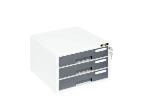 Sahtliboks lauale YELLOW One 3 sahtliga lukustatav hall