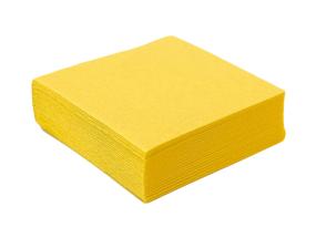 Salvrätikud 24x24cm 3-kihiline kollane 20tk PAPSTAR