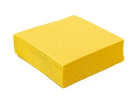 Салфетки PAPSTAR 24x24см 20 шт (3 слоя, желтые)