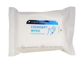 Wipes for hands moistened antibacterial CHEMI-PHARM Chemisept, 24 pcs