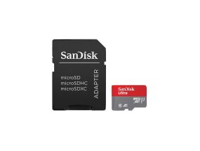 SANDISK Ultra microSDXC, 512 GB, gray - MicroSD card with SD adapter